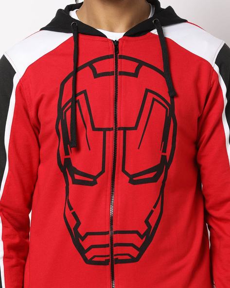 Iron man hotsell zip up hoodie