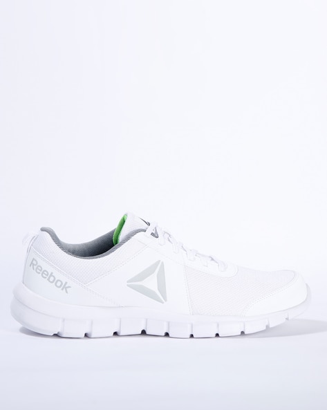reebok white shoes without laces - 61 