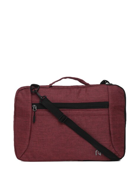 maroon laptop bag