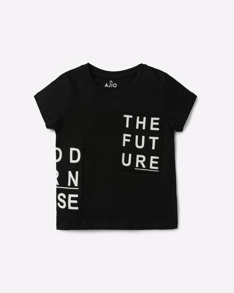 Buy Black Tshirts for Boys by AJIO Online