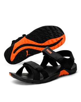 puma sandals with straps