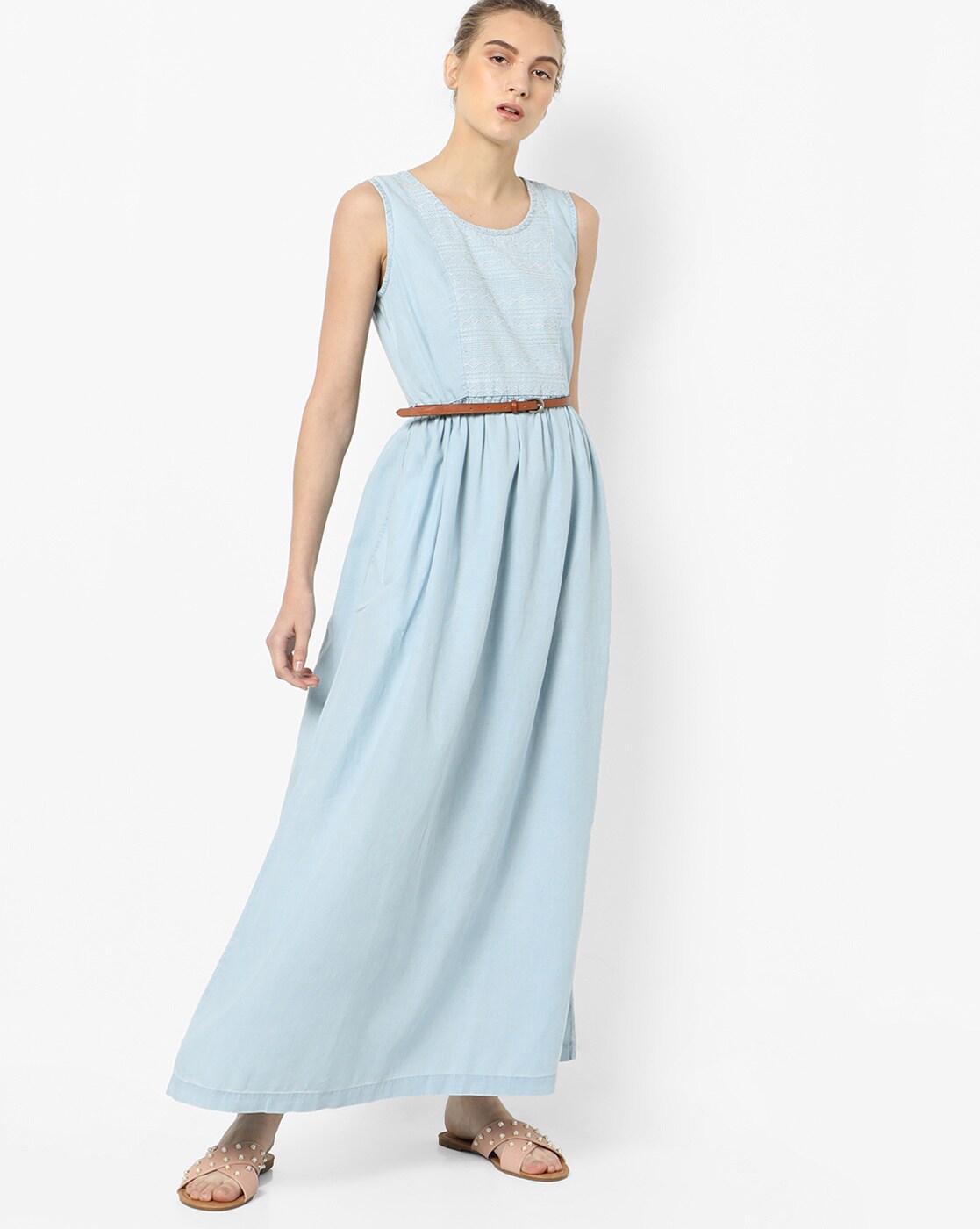 light blue dress belt