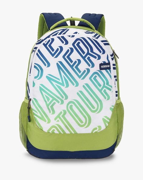 Green and blue backpack best sale