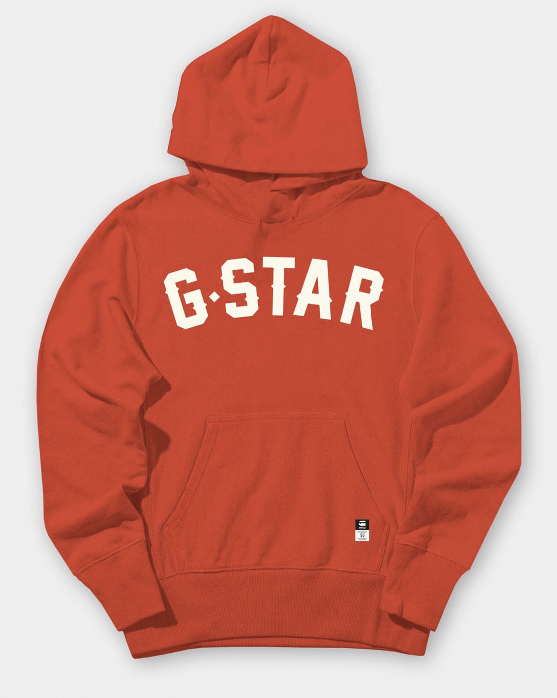 red g star hoodie