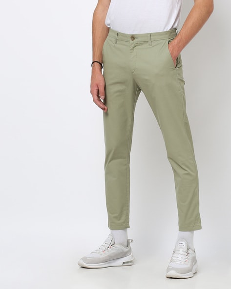 Buy Splash Men Olive Green Regular Fit Solid Chinos  Trousers for Men  2303919  Myntra
