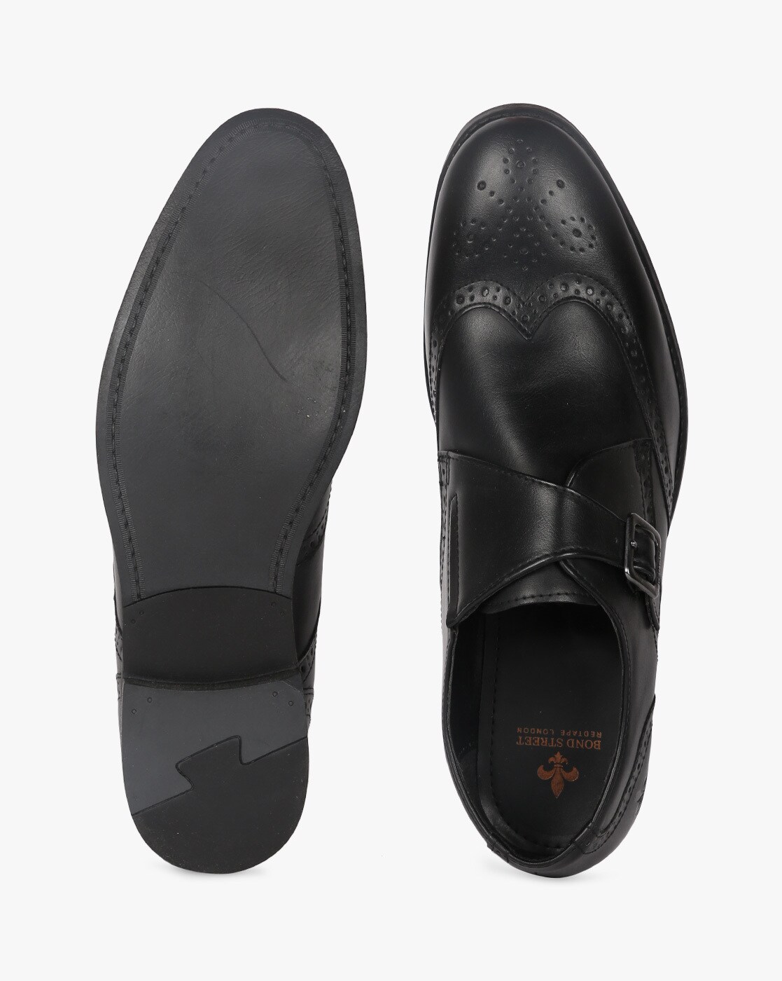 red tape monk strap shoes