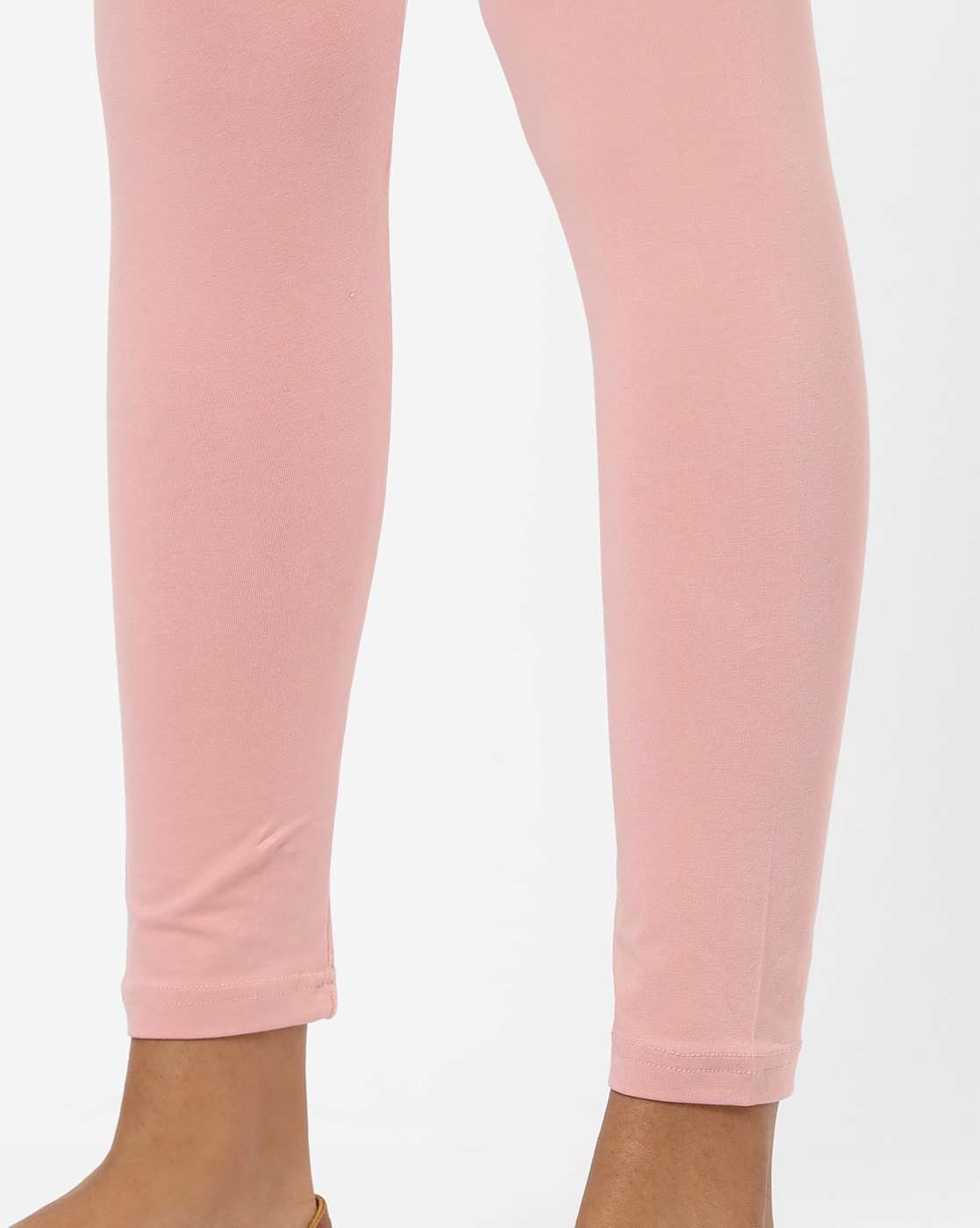 Buy Pink Leggings for Women by Go Colors Online