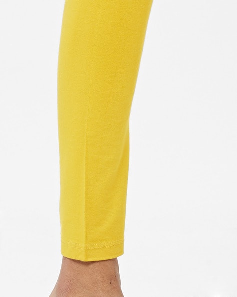 Buy Yellow Leggings for Women by AURELIA Online