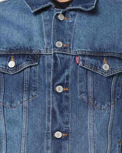 denim jacket men ajio