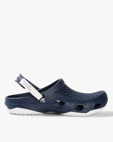 crocs slingback clogs with cutouts