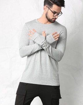 SKULT by Shahid Kapoor Men's Sweatshirt (SKA18AMCWSS8WC0103_Light