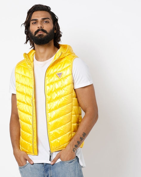 yellow guess jacket