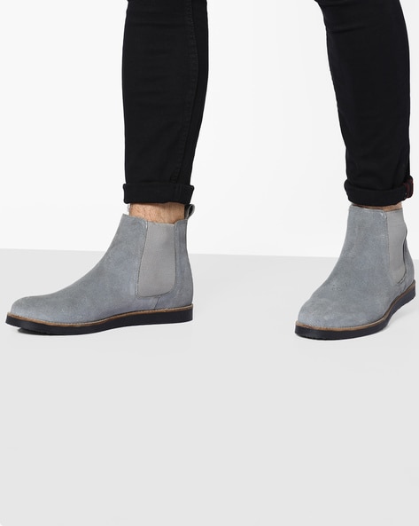 Buy Grey Boots for Men by Acuto Online Ajio.com