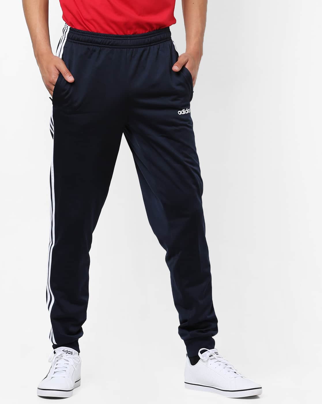 adidas essential track pants blue