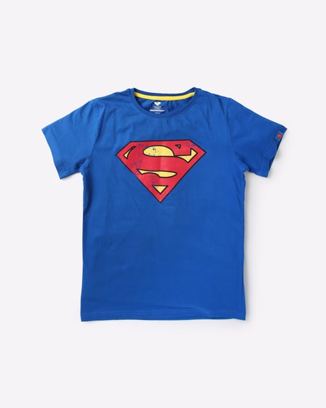 dark blue superman t shirt