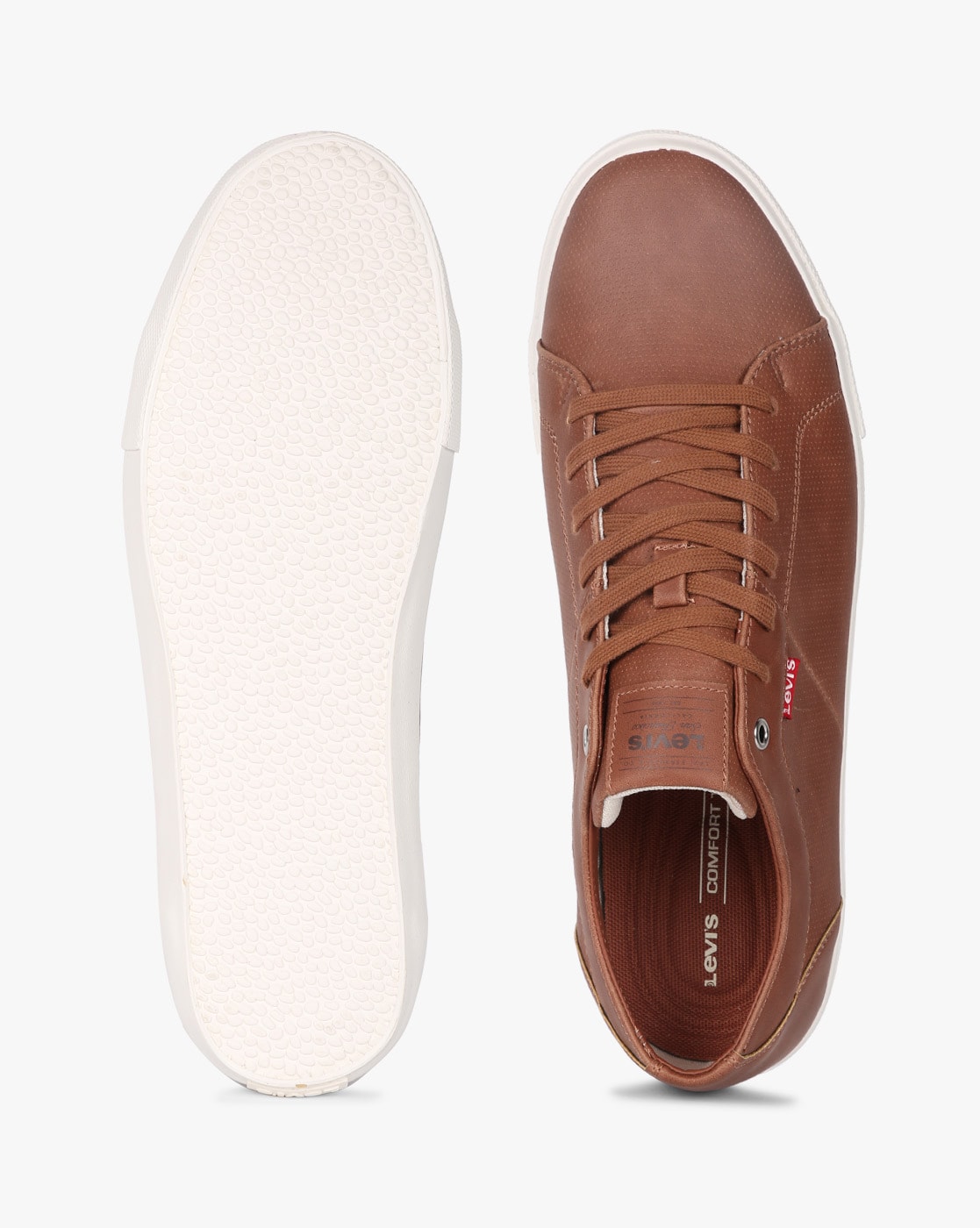 levis brown casual shoes