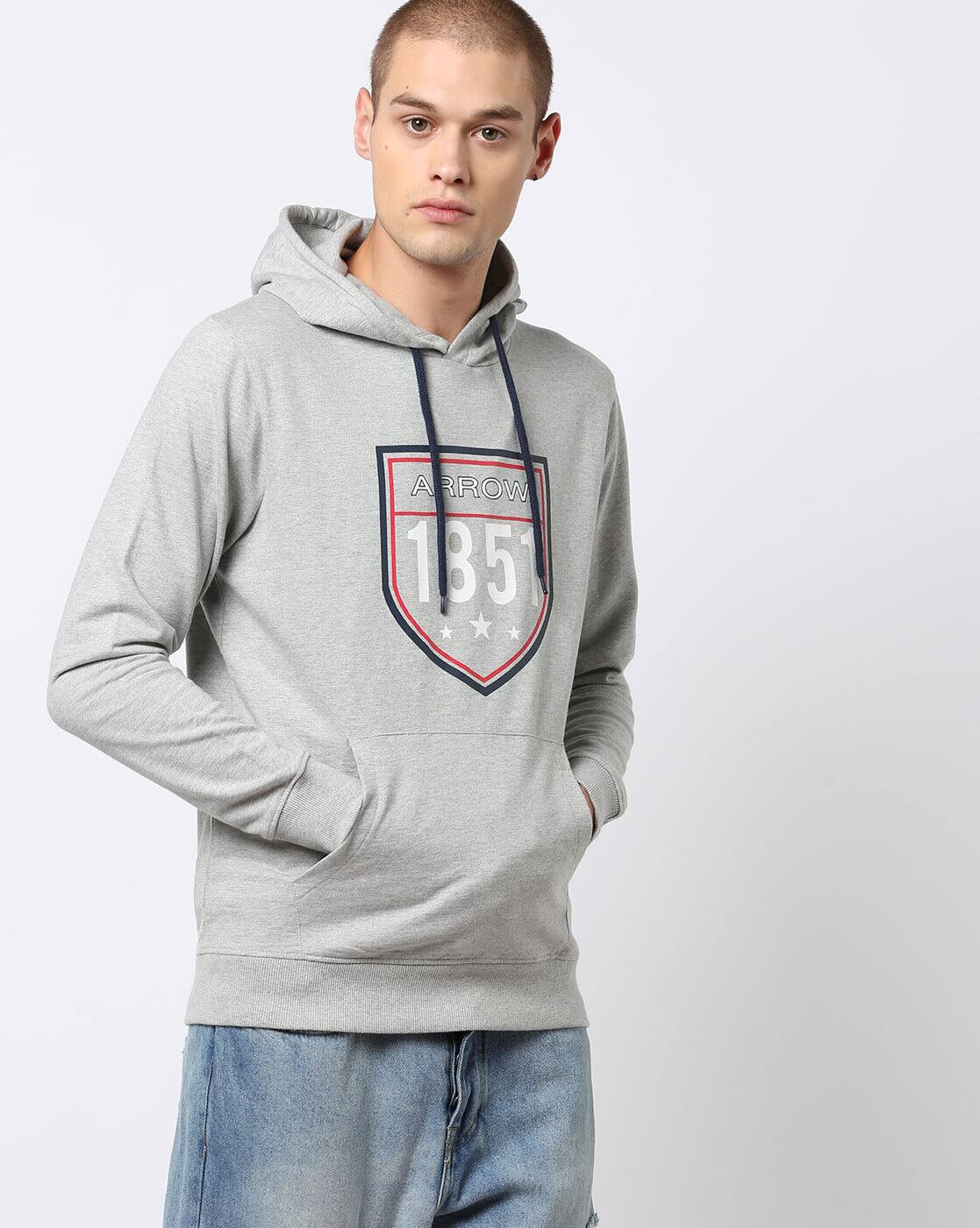 arrow pullover sweatshirt