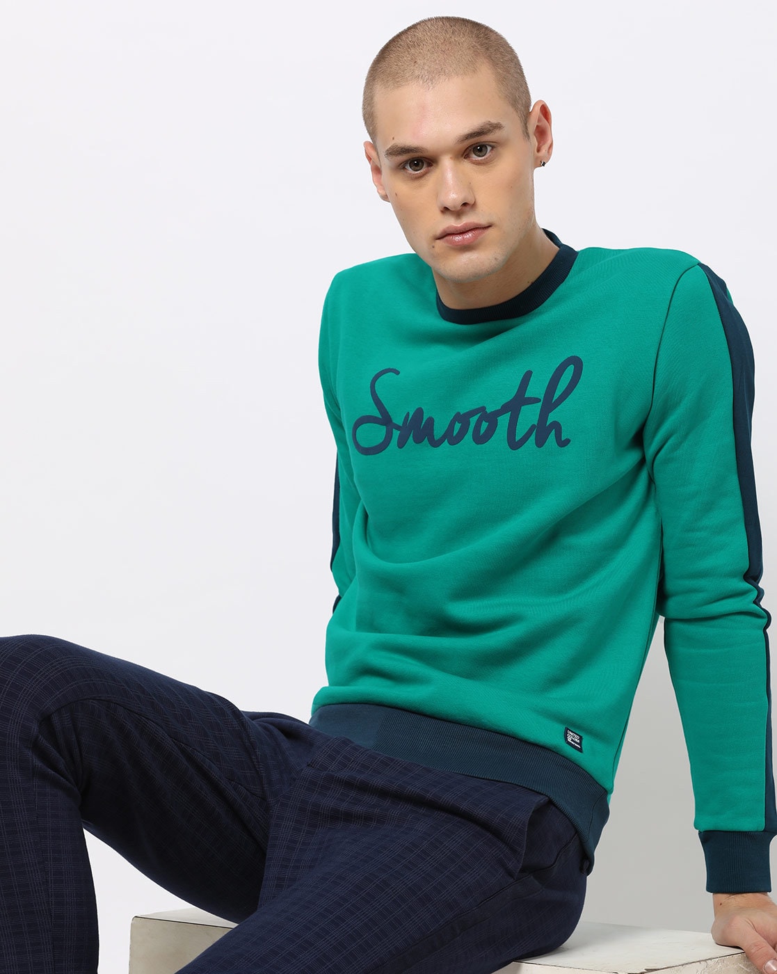 mens teal sweatshirt