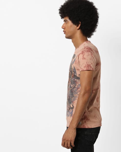 Slim Fit Graphic Print Crew-Neck T-shirt (Image - 3)