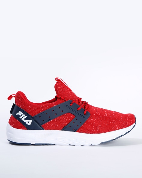 all red fila shoes
