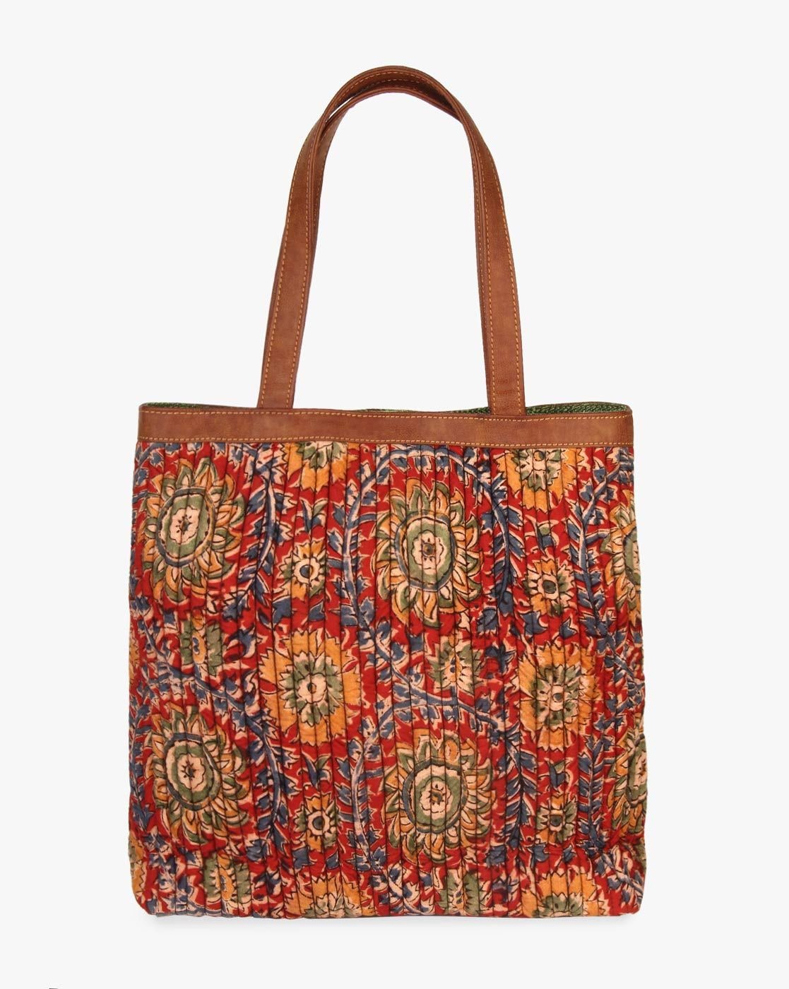 Buy Tote Bag/kalamkari Print Bag/ Burlap Tote/natural Material  Shoulderbag/handmade.handprint Online in India - Etsy