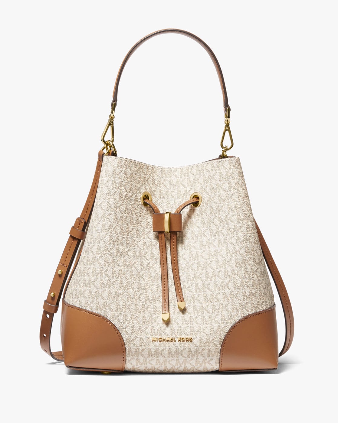 Buy Michael Kors Bucket Bag with Sling Strap | Off-White Color Women | AJIO  LUXE