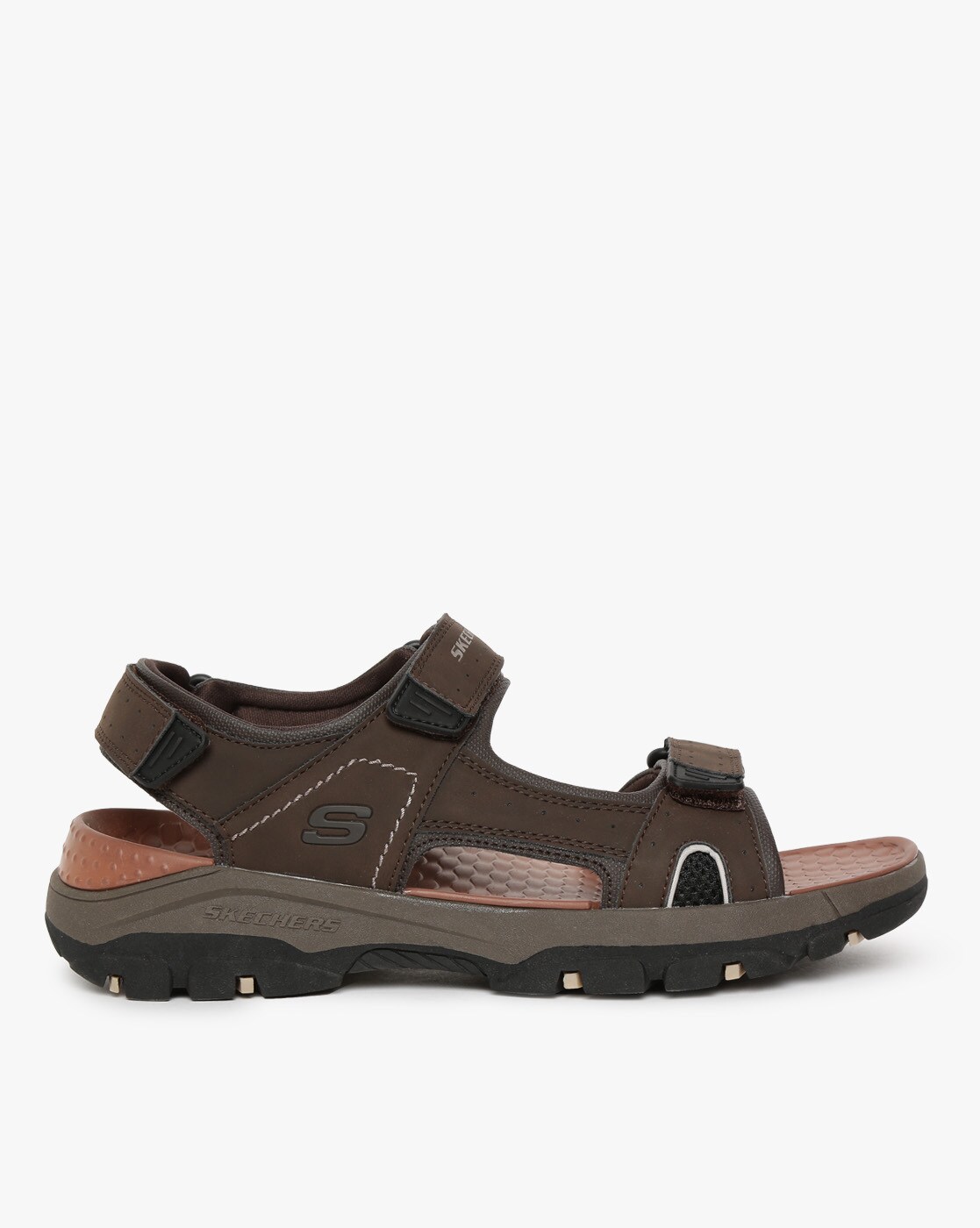 Buy Chocolate Brown Sandals for Men by 