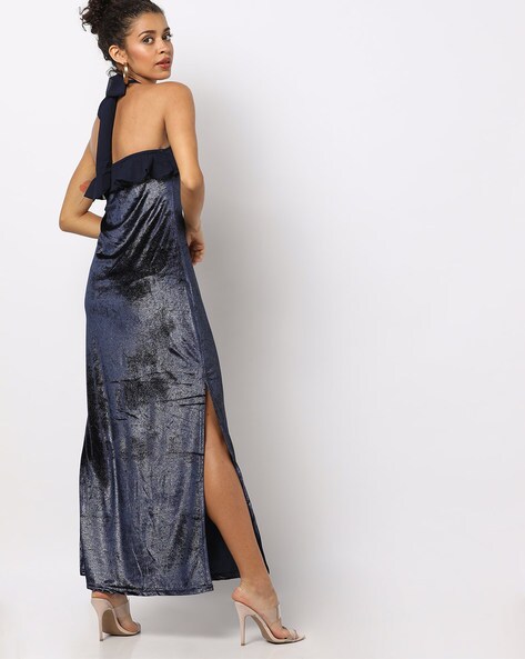 backless maxi dress casual