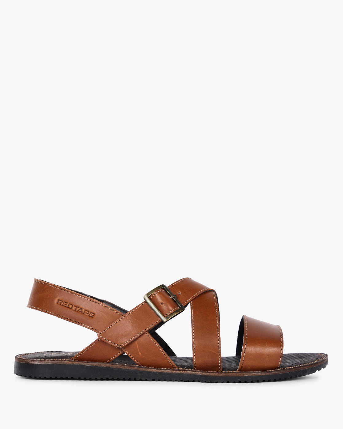 HADYN Cognac Leather Sandal | Women's Designer Sandals – Steve Madden