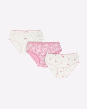 Mothercare Girls Knickers 5 Pack Cotton Pink Briefs Pants Underwear Cotton BNWT 