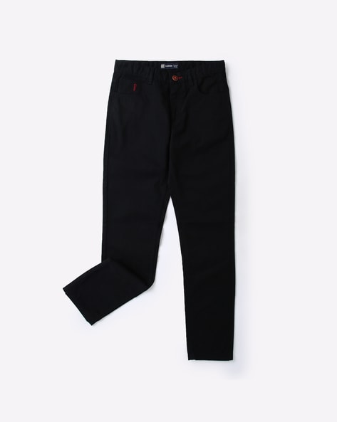 Mid-Rise Flat-Front Chinos