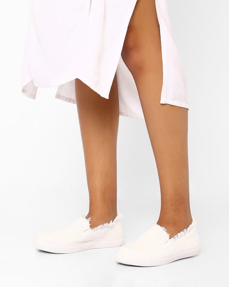 White Shoes Casual Slip On Sneakers Womens Buy White Casual
