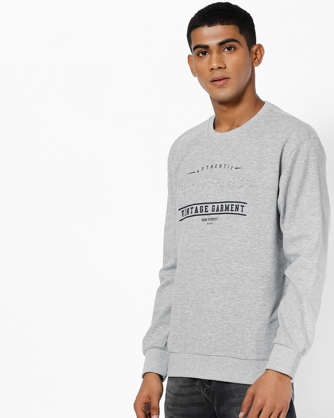 duke crewneck sweatshirt grey