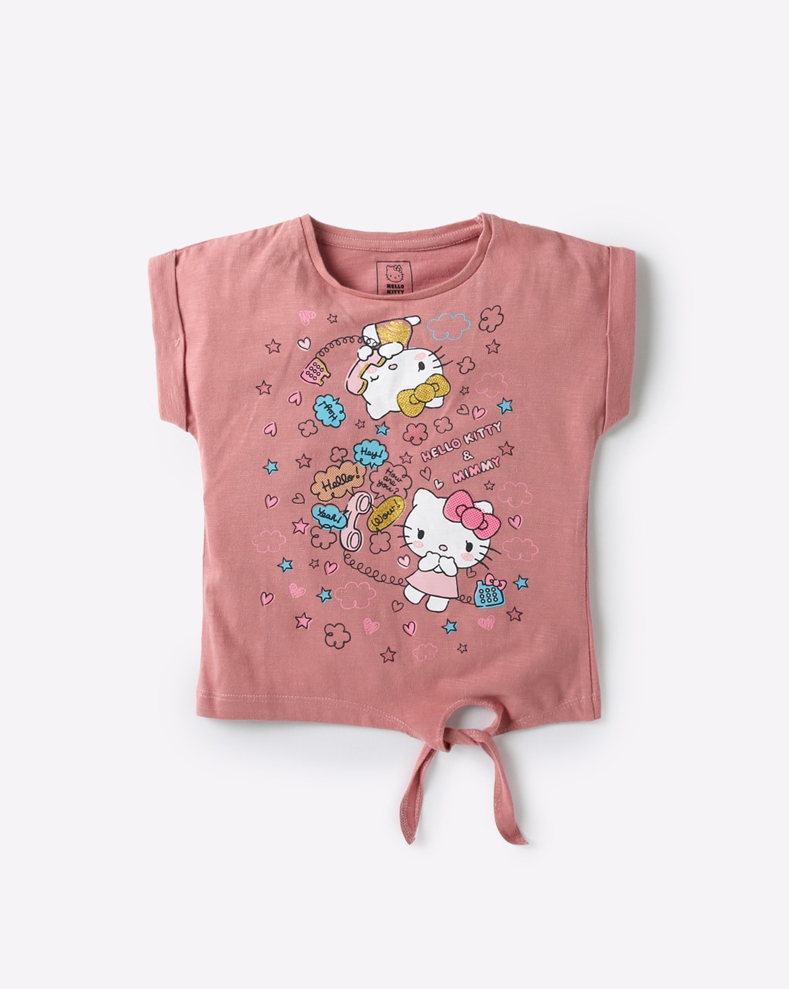 Hello Kitty By Kidsville Girls Graphic Print Pure