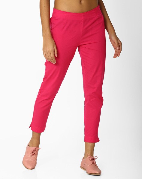 Cotton Ankle-Length Trousers Price in India