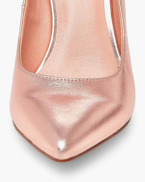 Madden girl rose gold heels best sale