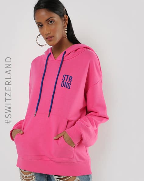 Hoodie with Drop Sleeves