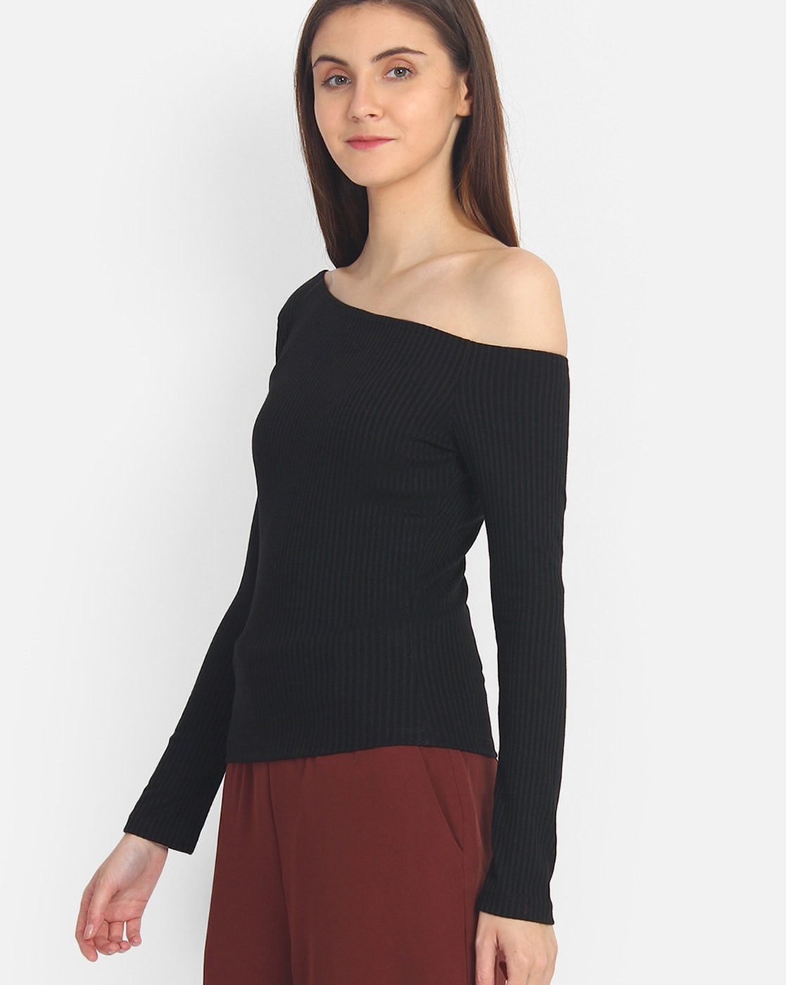 Buy Black Tops for Women by Cover Story Online