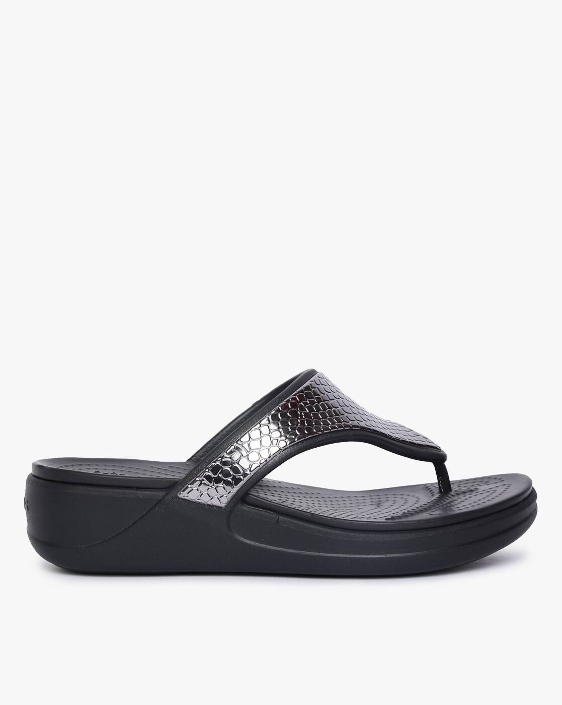 crocs platform sandals