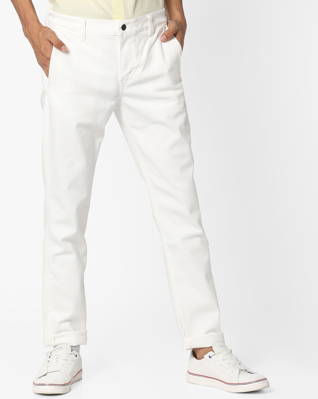 Buy Ketch White Skinny Fit Stretchable Jeans for Men Online at Rs628   Ketch