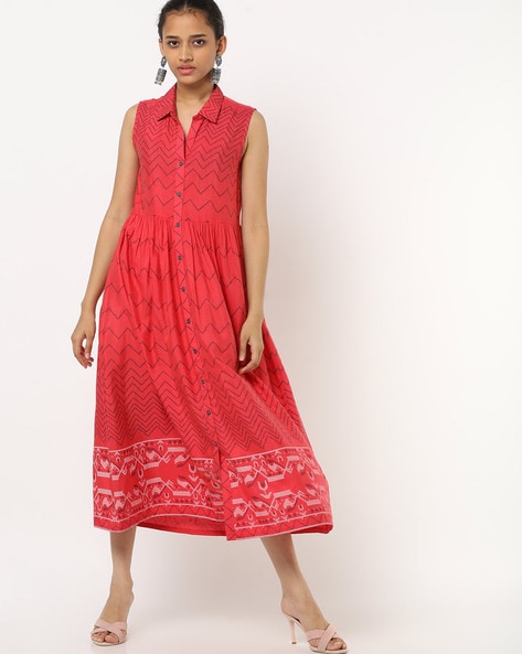 Buy Coral Pink Kurtas for Women by AVAASA MIX N' MATCH Online