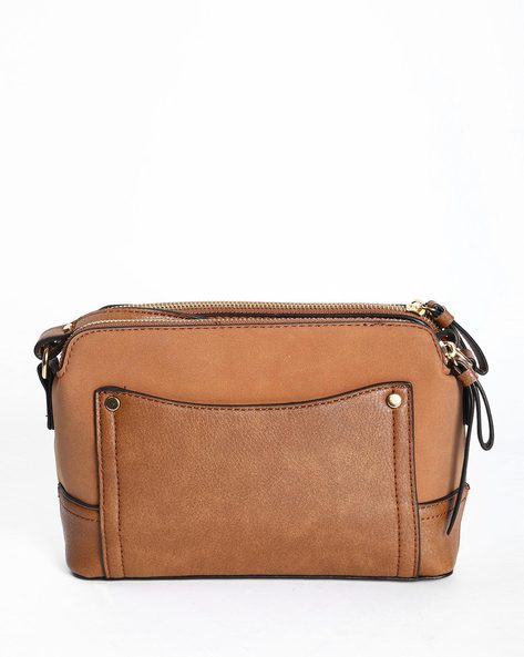 double zip sling bag