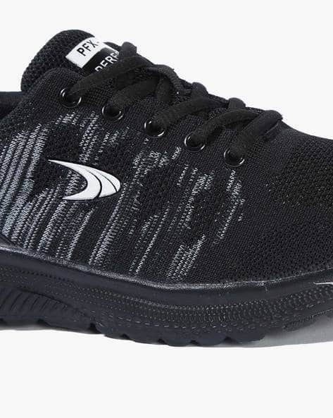 Washable Panelled Lace-Up Sports Shoes (Image - 2)