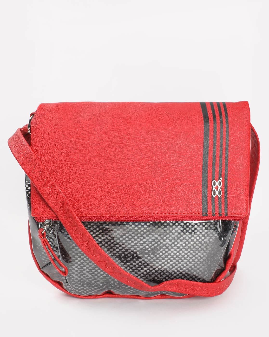 baggit red sling bag