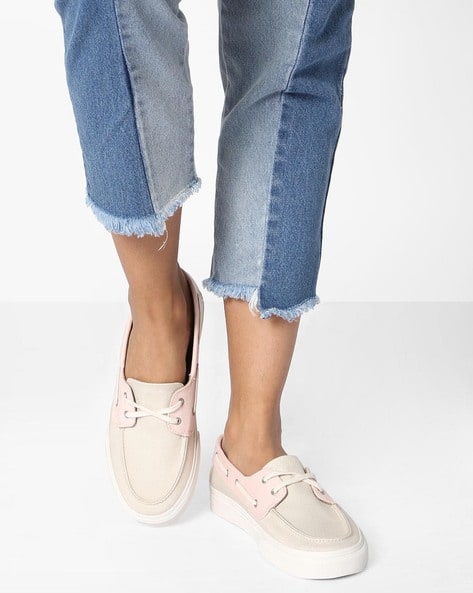 Colourblock Slip-On Shoes