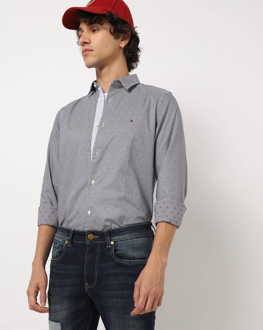 tommy jeans slim fit shirt