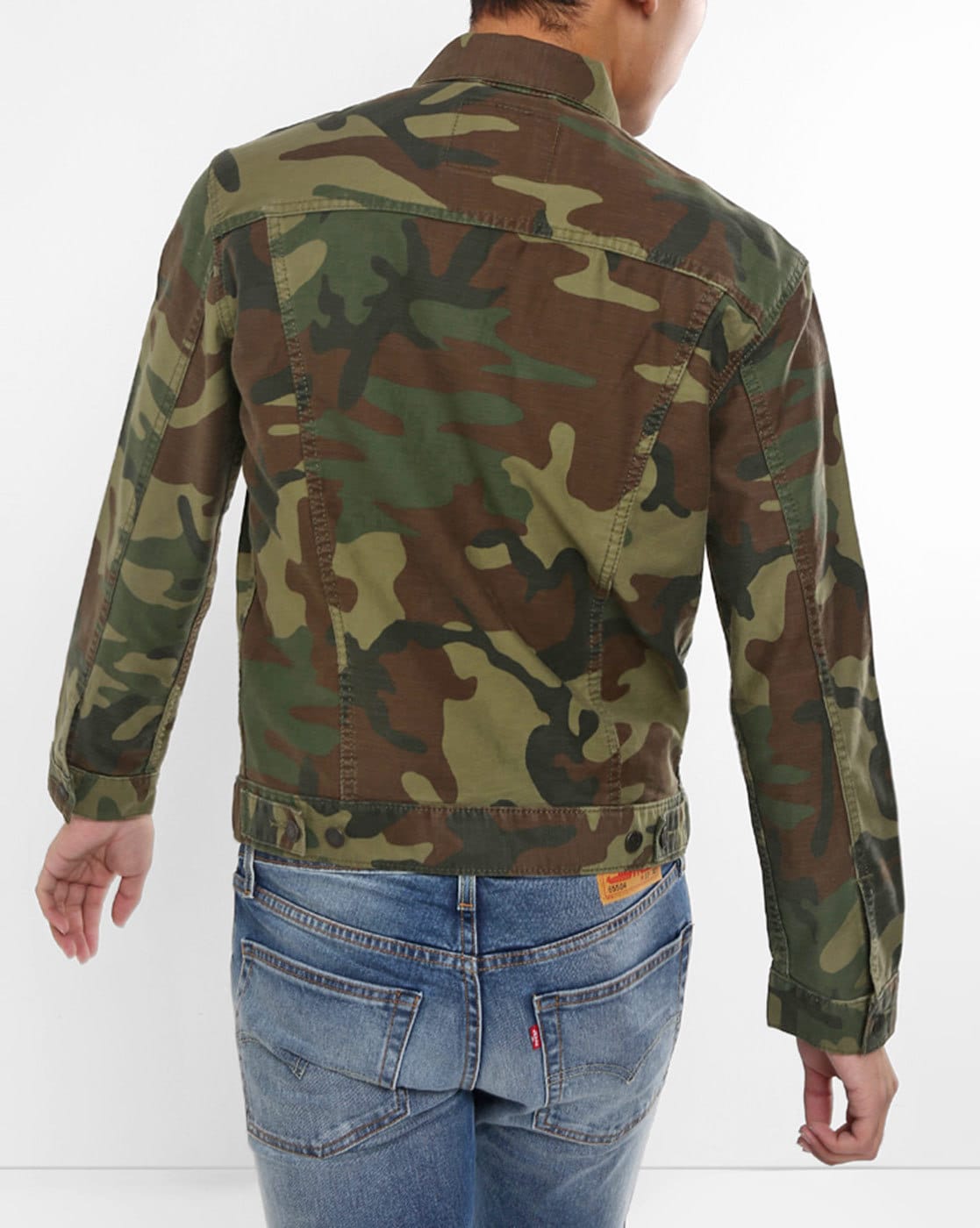 levi's camo jacket mens