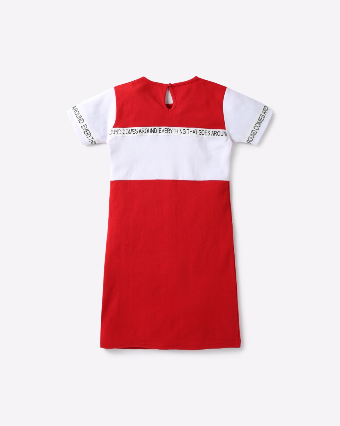 ajio red dress