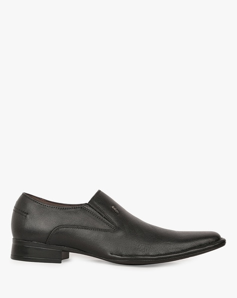 lee cooper black leather shoes