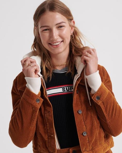 Cord Girlfriend Denim Jacket